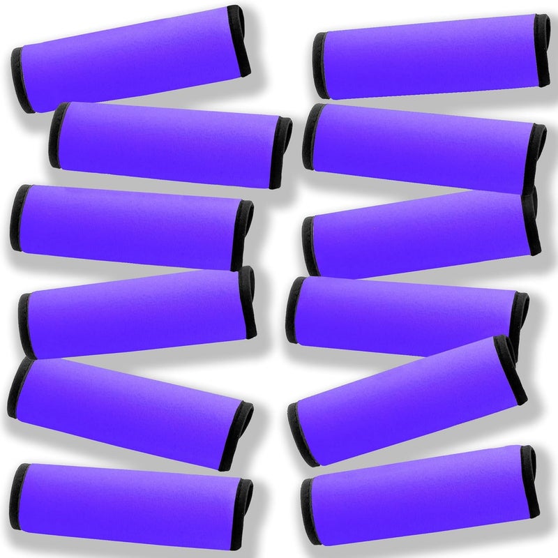 Gowraps Luggage Handle Wrap 12 Pack-Bulk Luggage Handle Wraps For Suitcases Neoprene Handle Wraps/Cover/Grips For Carry on/Bag/Car Travel Accessories For Luggage - Image 1